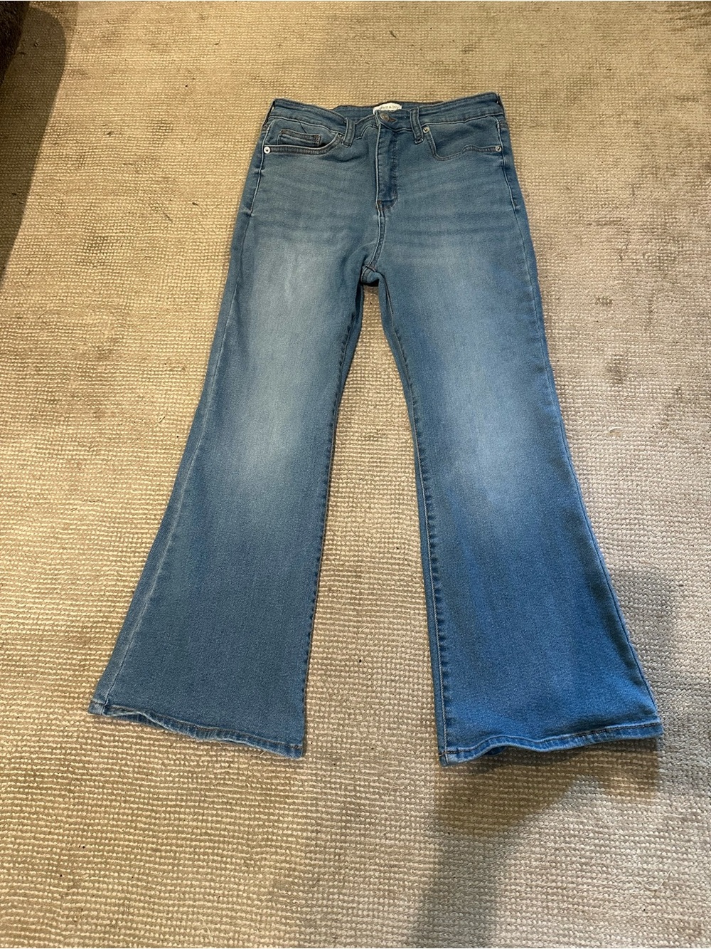 crown & ivy high waist flare jeans